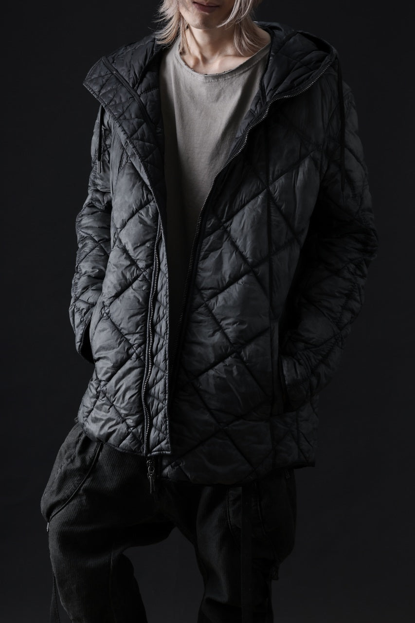 画像をギャラリービューアに読み込む, masnada QUILTED HOOD JACKET / OVER STUFFED PAPER NYLON (LEGION)