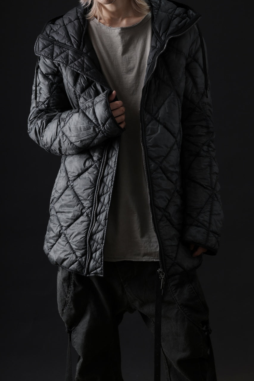 画像をギャラリービューアに読み込む, masnada QUILTED HOOD JACKET / OVER STUFFED PAPER NYLON (LEGION)