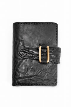 画像をギャラリービューアに読み込む, ierib Folded Wallet / Waxed Horse Butt Leather (BLACK #B)