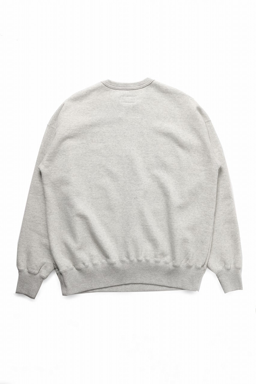 画像をギャラリービューアに読み込む, LASTMAN PRINTED CREW NECK -FC LM- (OATMEAL)
