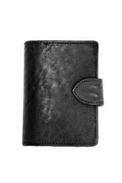 画像をギャラリービューアに読み込む, ierib Folded Wallet / Waxed Horse Butt Leather (BLACK #B)