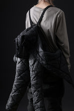 画像をギャラリービューアに読み込む, masnada QUILTED HOOD JACKET / OVER STUFFED PAPER NYLON (LEGION)