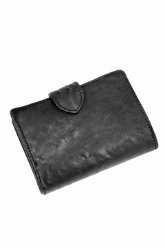 画像をギャラリービューアに読み込む, ierib Folded Wallet / Waxed Horse Butt Leather (BLACK #B)