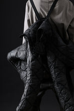 画像をギャラリービューアに読み込む, masnada QUILTED HOOD JACKET / OVER STUFFED PAPER NYLON (LEGION)
