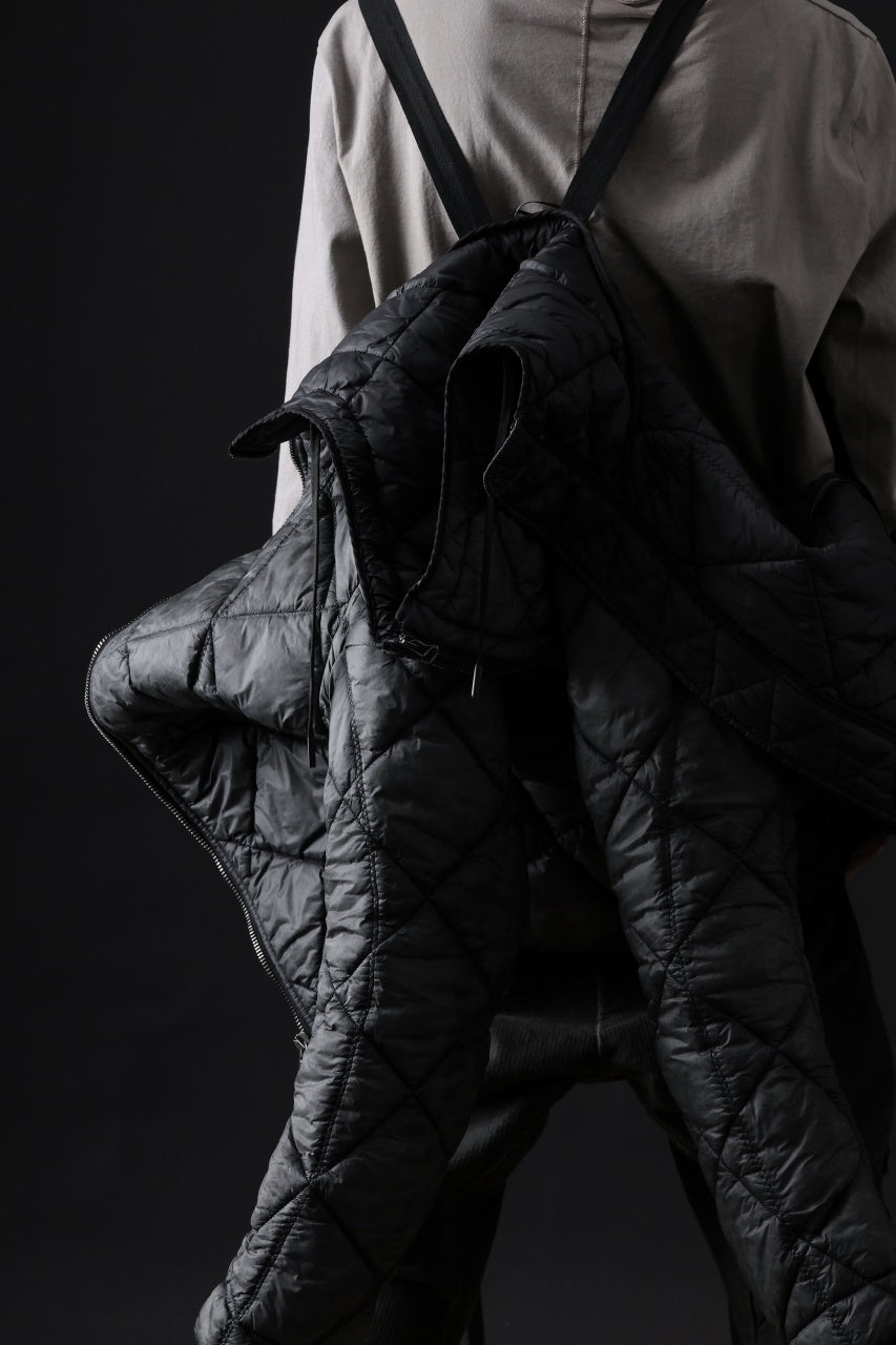 画像をギャラリービューアに読み込む, masnada QUILTED HOOD JACKET / OVER STUFFED PAPER NYLON (LEGION)