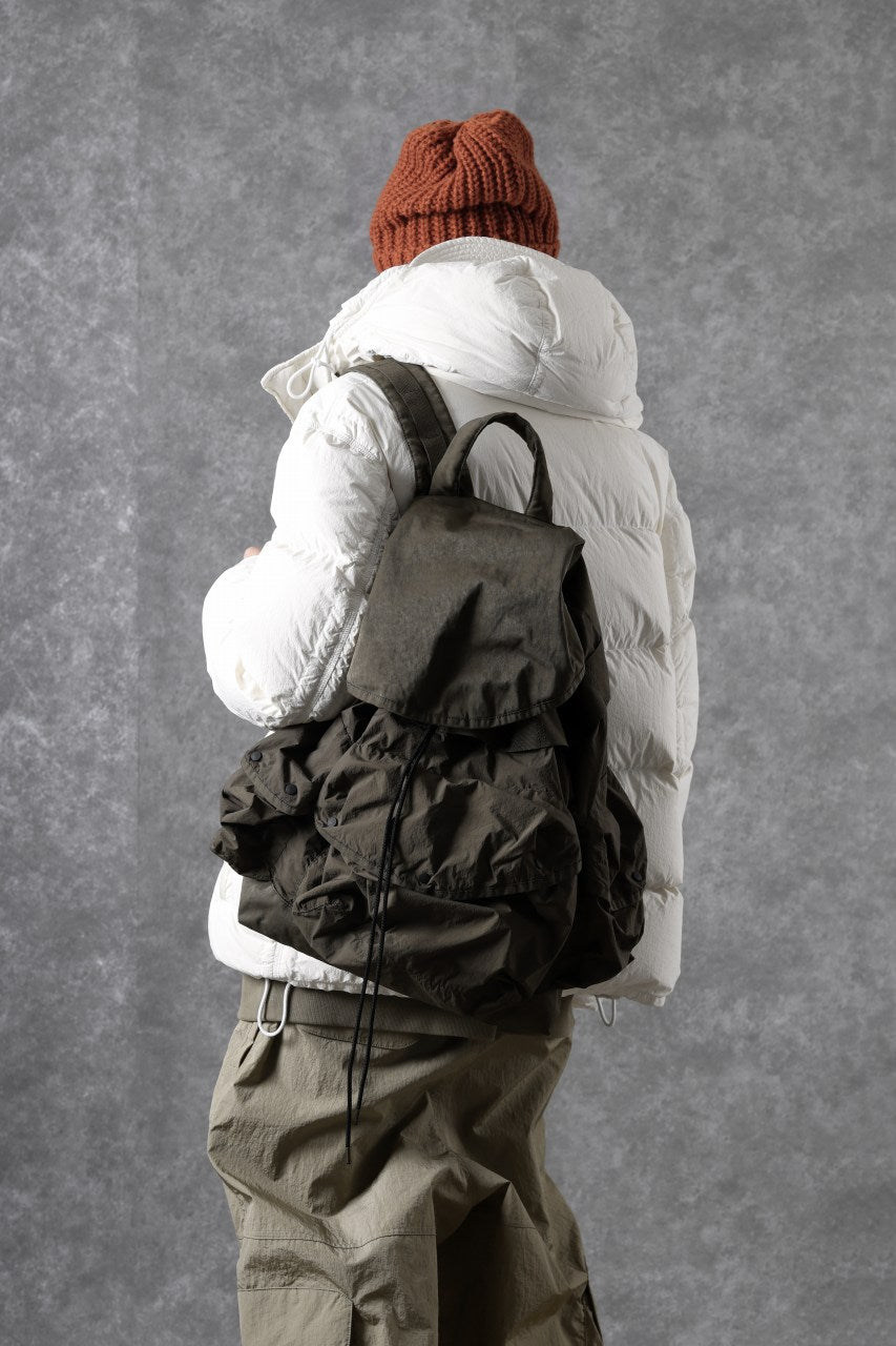 Load image into Gallery viewer, Ten c BACK PACK / OBJECT DYED (DARK OLIVE)