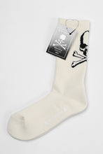 画像をギャラリービューアに読み込む, MASTERMIND WORLD REGULAR SOCKS / SKULL LOGO (WHITE)