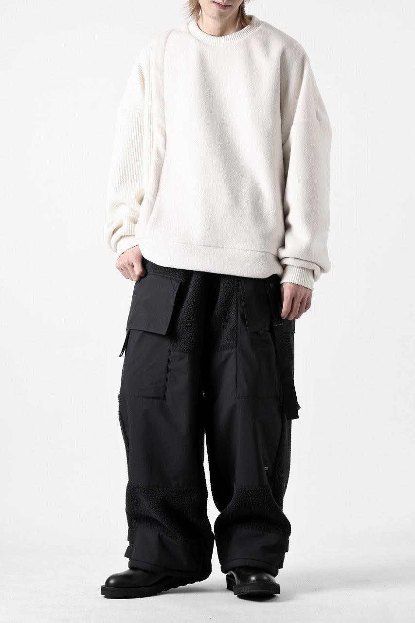 画像をギャラリービューアに読み込む, D-VEC x ALMOSTBLACK POLARTEC COAST GUARD TROUSERS / WINDSTOPPER BY GORE-TEX LABS 3L (BLACK)