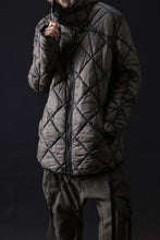 画像をギャラリービューアに読み込む, masnada QUILTED HOOD JACKET / OVER STUFFED PAPER NYLON (DUST)