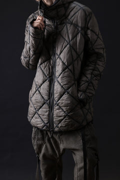 画像をギャラリービューアに読み込む, masnada QUILTED HOOD JACKET / OVER STUFFED PAPER NYLON (DUST)