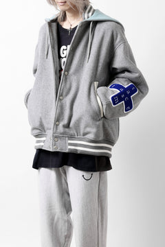 画像をギャラリービューアに読み込む, FACETASM HOODED STADIUM JACKET (GRAY)