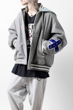 画像をギャラリービューアに読み込む, FACETASM HOODED STADIUM JACKET (GRAY)