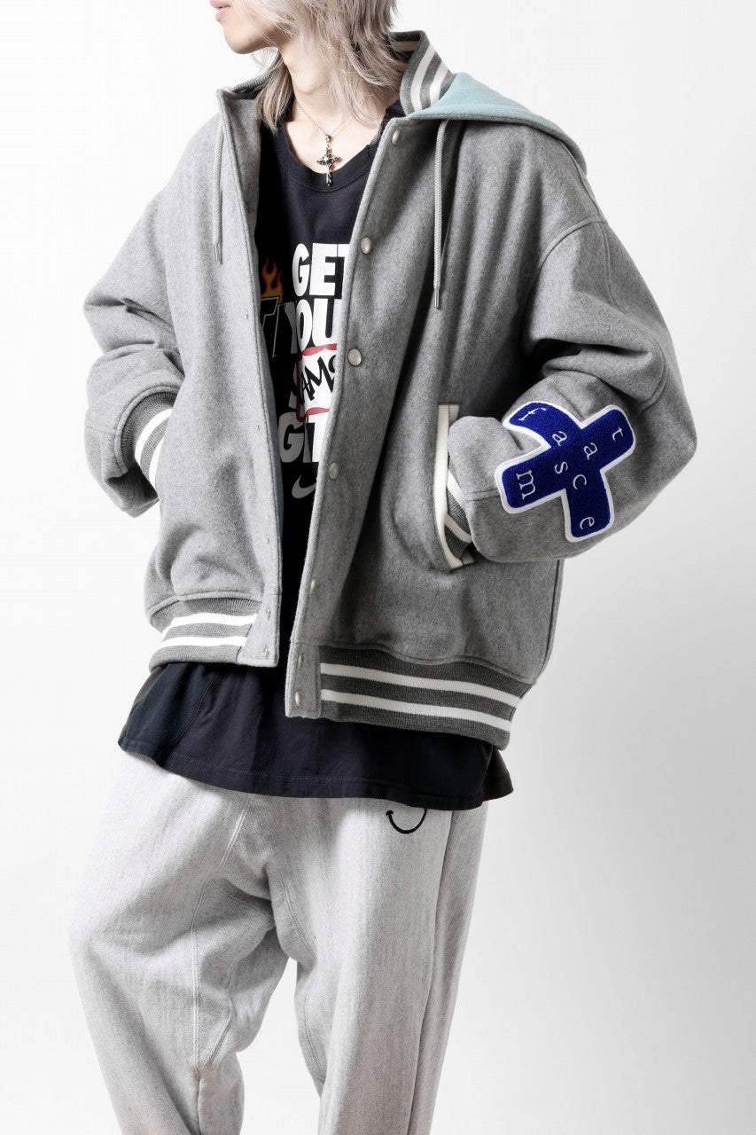 画像をギャラリービューアに読み込む, FACETASM HOODED STADIUM JACKET (GRAY)