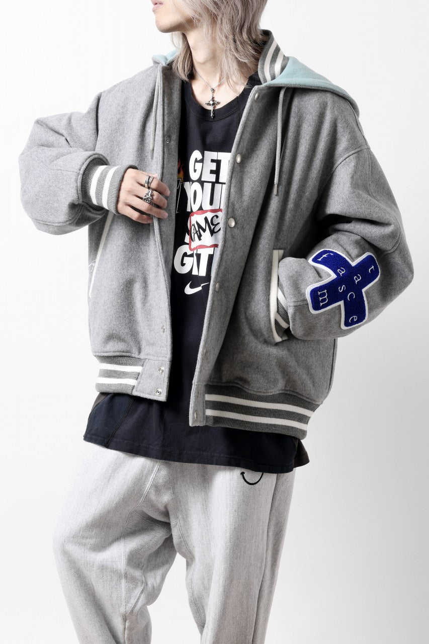 画像をギャラリービューアに読み込む, FACETASM HOODED STADIUM JACKET (GRAY)