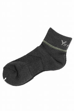 画像をギャラリービューアに読み込む, Y's for men ANKLE PILE SOCKS (CHARCOAL)