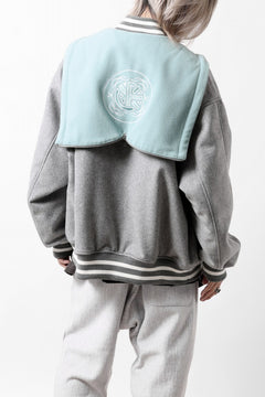 画像をギャラリービューアに読み込む, FACETASM HOODED STADIUM JACKET (GRAY)