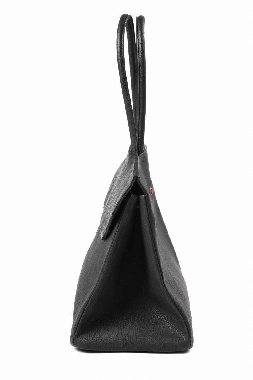 Load image into Gallery viewer, ierib exclusive Bark Bag Prot 40 / Wild Boar + Waxed Horse Butt Leather (BLACK)