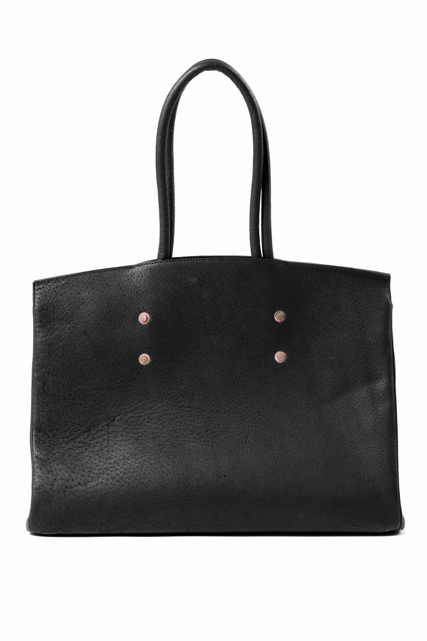 Load image into Gallery viewer, ierib exclusive Bark Bag Prot 40 / Wild Boar + Waxed Horse Butt Leather (BLACK)