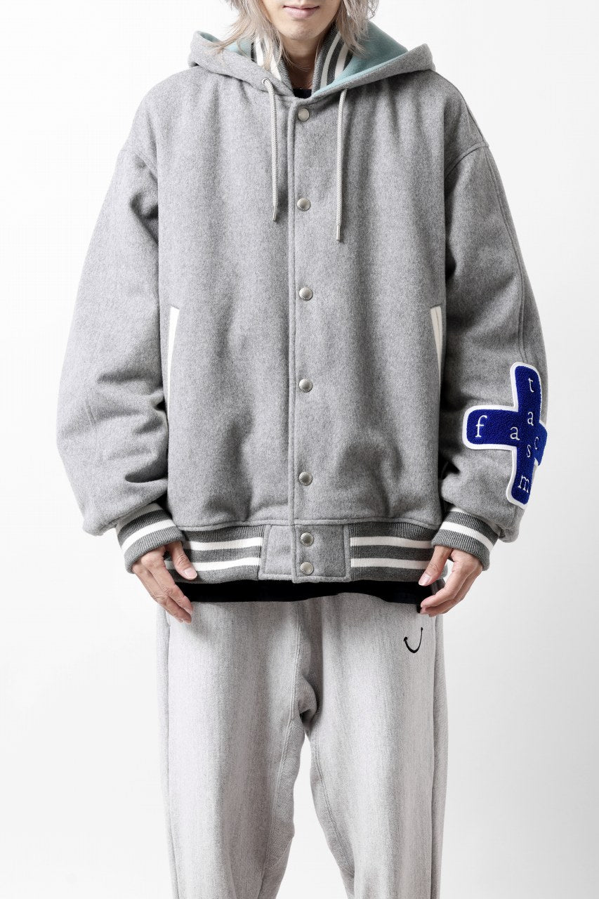 画像をギャラリービューアに読み込む, FACETASM HOODED STADIUM JACKET (GRAY)
