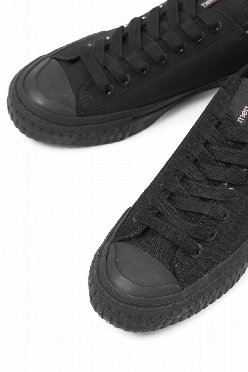 画像をギャラリービューアに読み込む, Y's for men LOW TOP SNEAKER / COTTON CANVAS (BLACK)