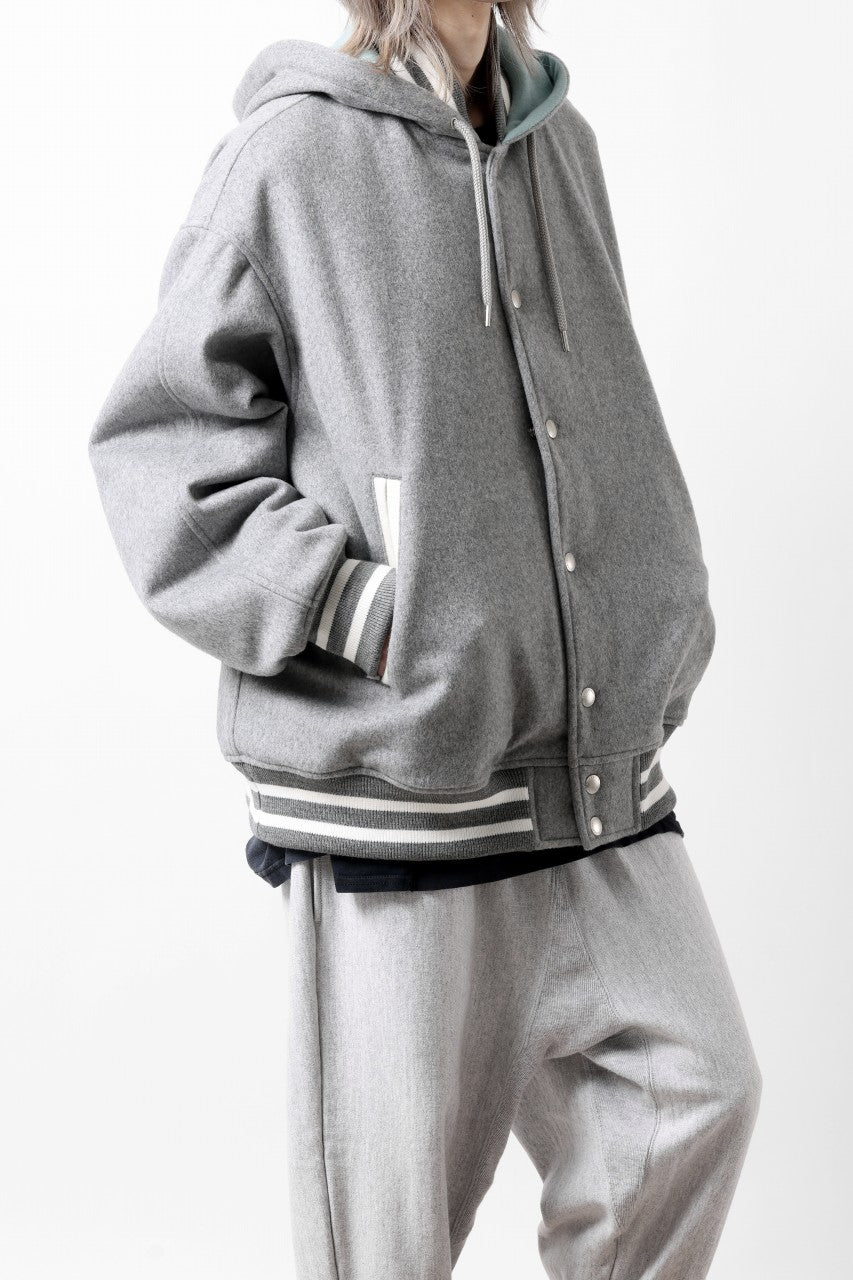 画像をギャラリービューアに読み込む, FACETASM HOODED STADIUM JACKET (GRAY)