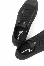 画像をギャラリービューアに読み込む, Y's for men LOW TOP SNEAKER / COTTON CANVAS (BLACK)