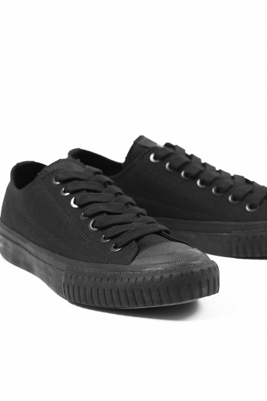 画像をギャラリービューアに読み込む, Y's for men LOW TOP SNEAKER / COTTON CANVAS (BLACK)
