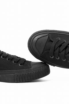 画像をギャラリービューアに読み込む, Y's for men LOW TOP SNEAKER / COTTON CANVAS (BLACK)