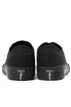 画像をギャラリービューアに読み込む, Y's for men LOW TOP SNEAKER / COTTON CANVAS (BLACK)