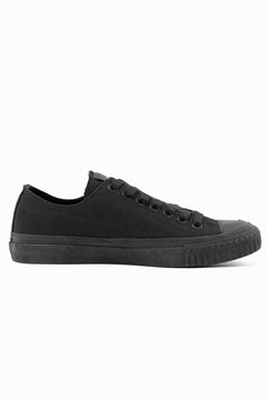 画像をギャラリービューアに読み込む, Y's for men LOW TOP SNEAKER / COTTON CANVAS (BLACK)