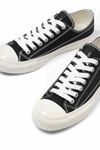 画像をギャラリービューアに読み込む, Y's for men LOW TOP SNEAKER / COTTON CANVAS (BLACK x WHITE)