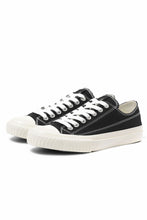 画像をギャラリービューアに読み込む, Y's for men LOW TOP SNEAKER / COTTON CANVAS (BLACK x WHITE)