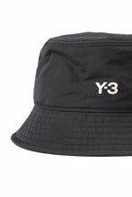 画像をギャラリービューアに読み込む, Y-3 Yohji Yamamoto THREE STRIPES BUCKET HAT (BLACK)