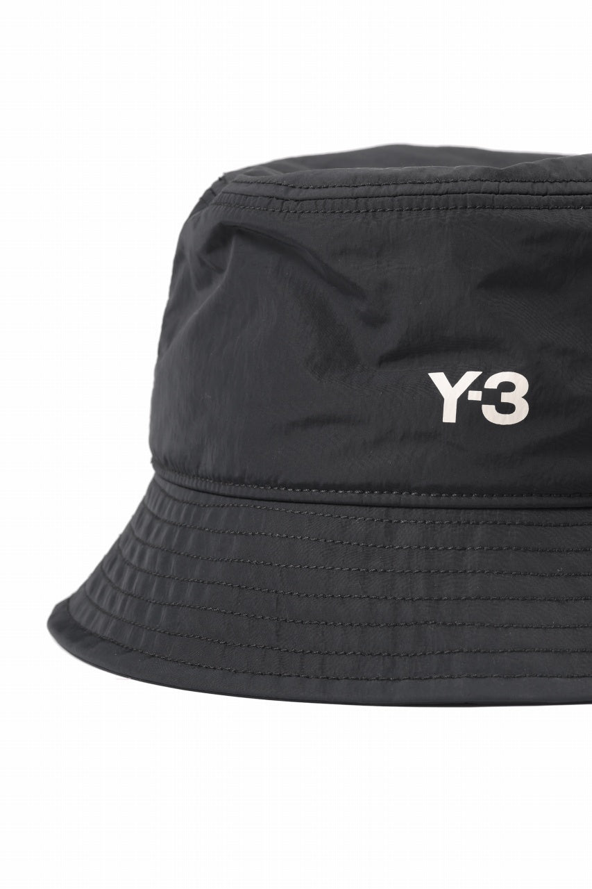 画像をギャラリービューアに読み込む, Y-3 Yohji Yamamoto THREE STRIPES BUCKET HAT (BLACK)
