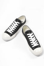 画像をギャラリービューアに読み込む, Y's for men LOW TOP SNEAKER / COTTON CANVAS (BLACK x WHITE)