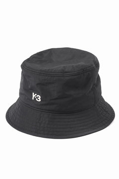 画像をギャラリービューアに読み込む, Y-3 Yohji Yamamoto THREE STRIPES BUCKET HAT (BLACK)