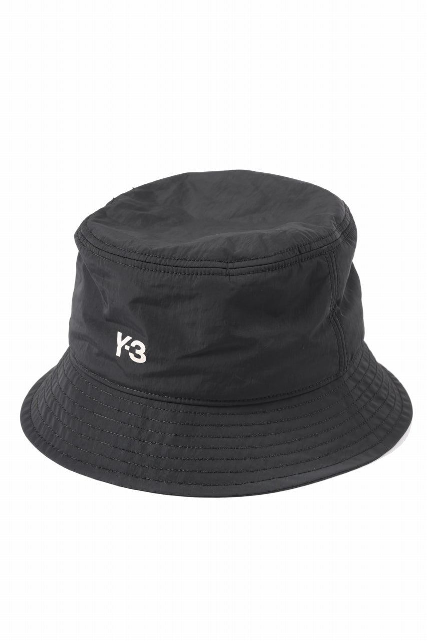 画像をギャラリービューアに読み込む, Y-3 Yohji Yamamoto THREE STRIPES BUCKET HAT (BLACK)