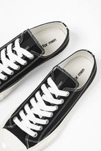画像をギャラリービューアに読み込む, Y's for men LOW TOP SNEAKER / COTTON CANVAS (BLACK x WHITE)