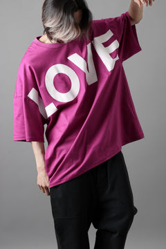画像をギャラリービューアに読み込む, KATHARINE HAMNETT OVER SIZED TEE / LOVE (PINK)