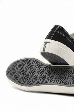画像をギャラリービューアに読み込む, Y's for men LOW TOP SNEAKER / COTTON CANVAS (BLACK x WHITE)