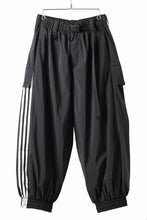 画像をギャラリービューアに読み込む, Y-3 Yohji Yamamoto THREE STRIPES NYLON PANTS (BLACK)