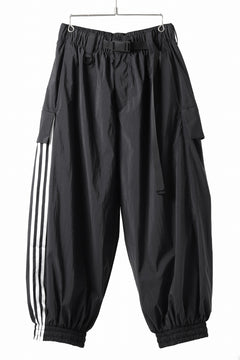 画像をギャラリービューアに読み込む, Y-3 Yohji Yamamoto THREE STRIPES NYLON PANTS (BLACK)