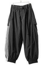 画像をギャラリービューアに読み込む, Y-3 Yohji Yamamoto THREE STRIPES NYLON PANTS (BLACK)