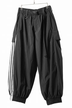 画像をギャラリービューアに読み込む, Y-3 Yohji Yamamoto THREE STRIPES NYLON PANTS (BLACK)