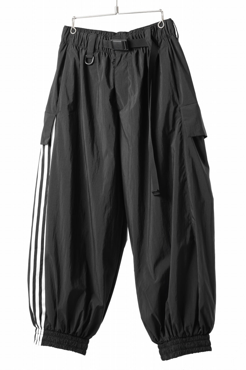 画像をギャラリービューアに読み込む, Y-3 Yohji Yamamoto THREE STRIPES NYLON PANTS (BLACK)