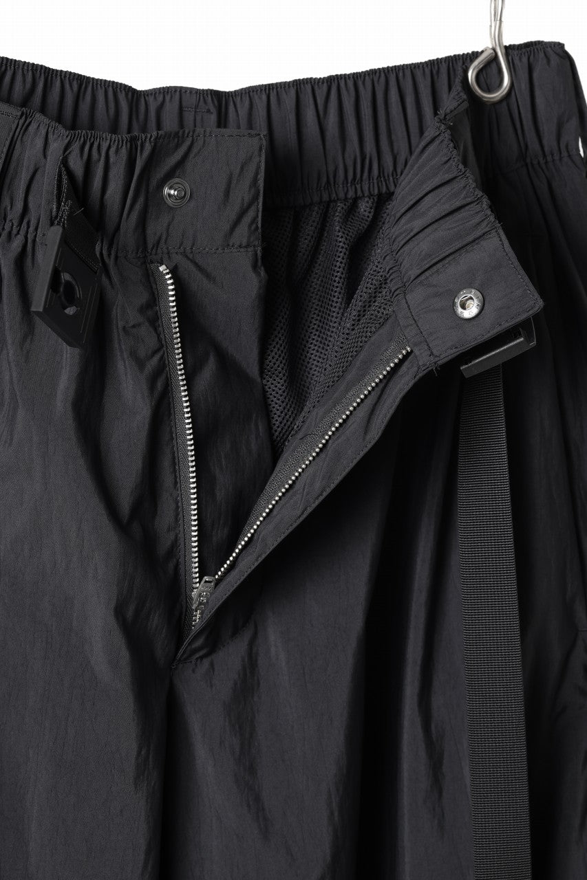 画像をギャラリービューアに読み込む, Y-3 Yohji Yamamoto THREE STRIPES NYLON PANTS (BLACK)