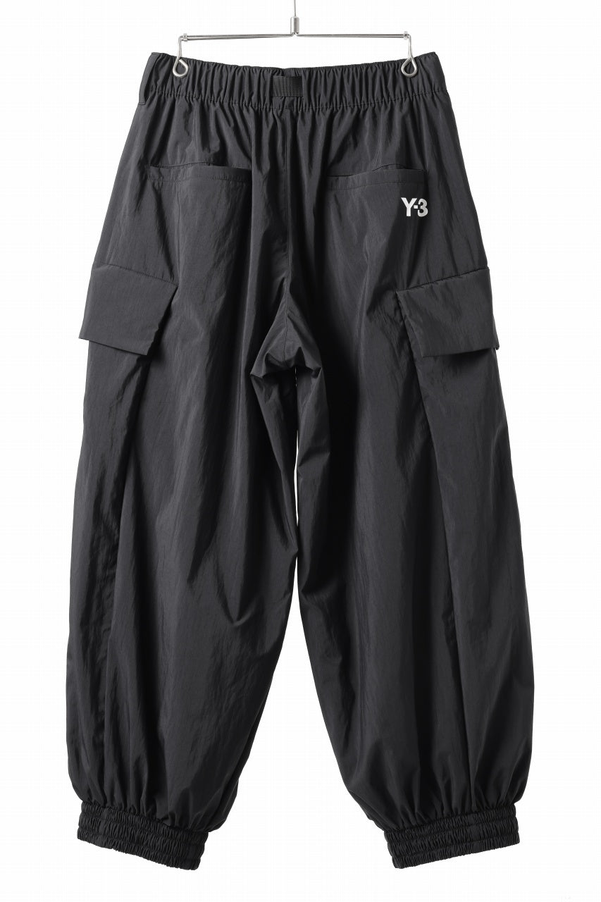 画像をギャラリービューアに読み込む, Y-3 Yohji Yamamoto THREE STRIPES NYLON PANTS (BLACK)