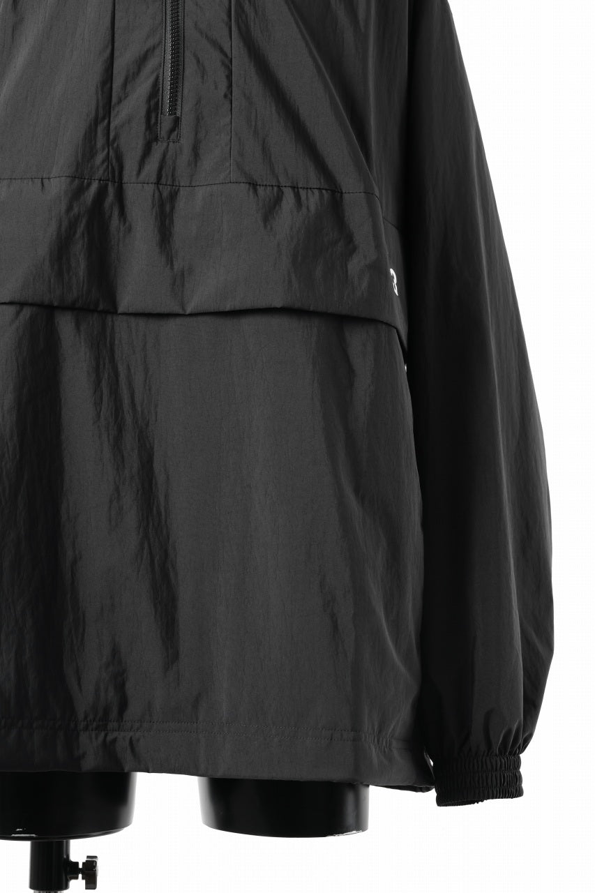 画像をギャラリービューアに読み込む, Y-3 Yohji Yamamoto THREE STRIPES NYLON HALF ZIP BLOUSON (BLACK)