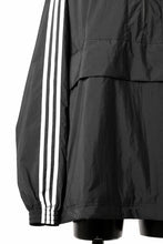 画像をギャラリービューアに読み込む, Y-3 Yohji Yamamoto THREE STRIPES NYLON HALF ZIP BLOUSON (BLACK)