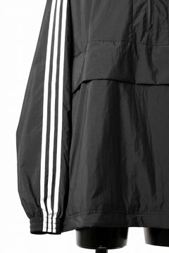 画像をギャラリービューアに読み込む, Y-3 Yohji Yamamoto THREE STRIPES NYLON HALF ZIP BLOUSON (BLACK)